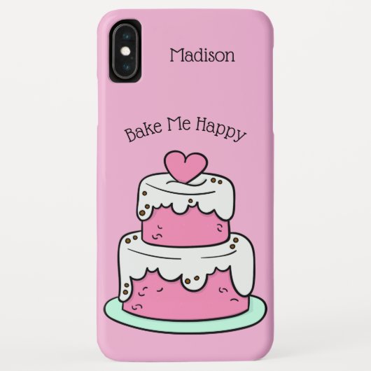 Aangepaste naam, tekst- en kleurentelefoonkwesties Case-Mate iPhone case (Achterkant)