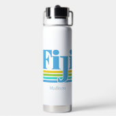 Aangepaste naam / tekst Fiji Waterfles (Achterkant)