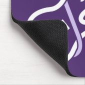 Aangepaste naam & tekst gestileerde gitaar muismat (Hoek)