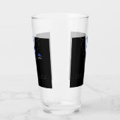 Aangepaste naam Tekst Glas Bedrijf Zwart Kostuum e (Links)