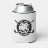 Aangepaste naam & tekst Golf Blikjeskoeler (Blikje Achterkant)