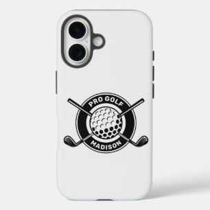 Aangepaste naam & tekst Golf iPhone 16 Hoesje