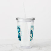 Aangepaste naam & tekst Griekenland Acryl Drinkbeker (Links)