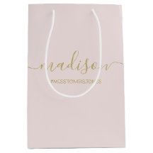 Aangepaste naam tekst Hashtag Goud Schrift Blush R