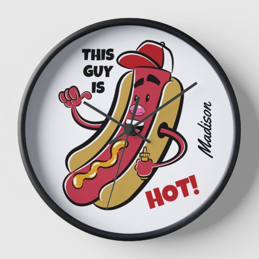 Aangepaste naam & tekst Hot Dog (Voorkant)