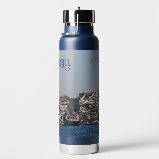 Aangepaste naam & tekst Istanbul Waterfles (Rechts)
