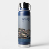 Aangepaste naam & tekst Istanbul Waterfles (Achterkant)