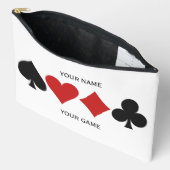 Aangepaste naam & tekst Kaart Player Etui (Open)