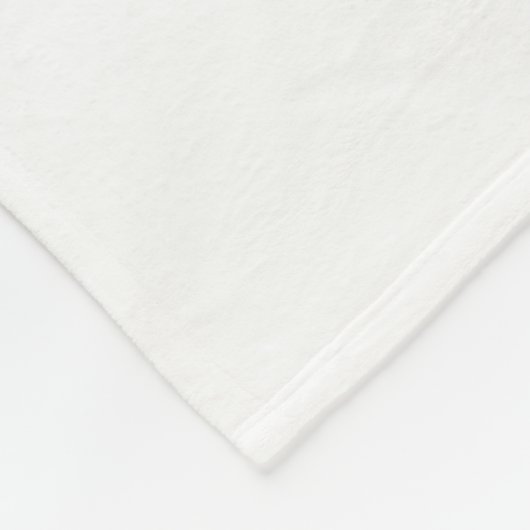 Aangepaste naam & tekst kamperen fleece deken (Hoek)