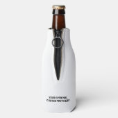 Aangepaste naam & tekst kamperen flesjeskoeler (Fles Achterkant)