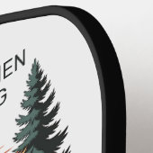 Aangepaste naam & tekst kamperen pickleball paddle (Links Detail)