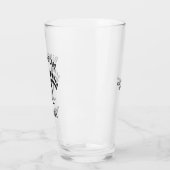 Aangepaste naam, tekst & kleur Beach Bum Glas (Links)