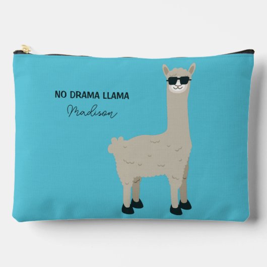 Aangepaste naam, tekst & kleur Cool Llama Etui (Voorkant)