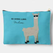 Aangepaste naam, tekst & kleur Cool Llama Etui (Achterkant)
