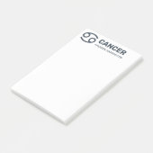 Aangepaste Naam / Tekst & Kleur Dierenriem Teken K Post-it® Notes (Schuin)