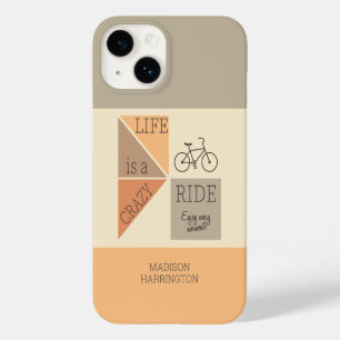 Aangepaste naam / tekst leven is een Crazy Ride Case-Mate iPhone 14 Hoesje