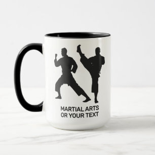 Aangepaste naam & tekst martial arts mok