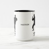 Aangepaste naam & tekst martial arts mok (Midden)