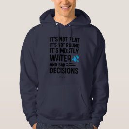 Aangepaste naam/tekst 'Meestal water en slechte be Hoodie