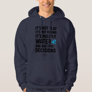 Aangepaste naam/tekst 'Meestal water en slechte be Hoodie