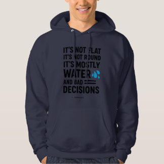 Aangepaste naam/tekst 'Meestal water en slechte be Hoodie