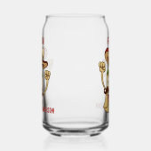 Aangepaste naam & tekst Mexicaans feest Blikvorm Glas (Links)