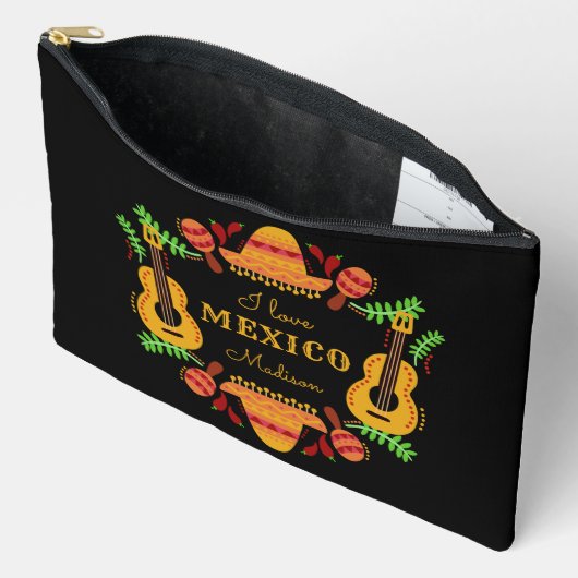 Aangepaste naam/tekst Mexico Etui (Open)