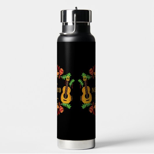 Aangepaste naam/tekst Mexico Waterfles (Rechts)