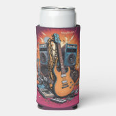 Aangepaste naam & tekst Muziekinstrumenten Seltzer Blikjeskoeler (Seltzer Voorkant)