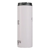 Aangepaste naam & tekst Muzikale Clef Note Thermosbeker (Achterkant)