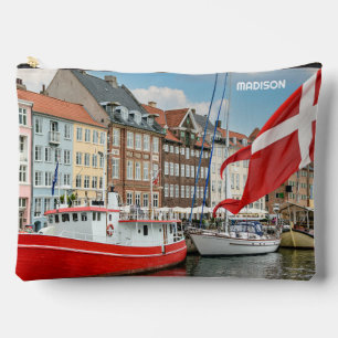 Aangepaste naam & tekst Nyhavn Copenhagen Denemark Etui