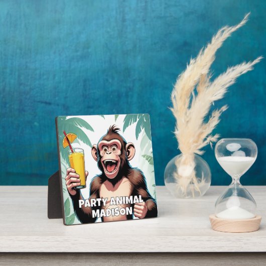 Aangepaste naam / tekst Partij Dier Fotoplaat (Insitu)