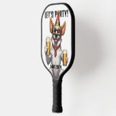 Aangepaste Naam & Tekst Partij Dier Pickleball Paddle (Links)