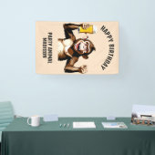 Aangepaste Naam & Tekst Partij Dier Spandoek (Beurs)