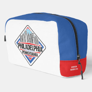 Aangepaste naam / tekst Philadelphia Pennsylvania Toilettasje