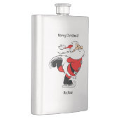 Aangepaste naam & tekst schaatsen Santa Flacon (Rechts)