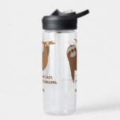 Aangepaste naam & tekst Schattigee luiaard Waterfles (Links)