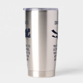 Aangepaste naam & tekst Scuba Diving Geïsoleerde Drinkbeker (Rechts)