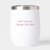 Aangepaste naam / tekst Sip, genieten, genieten (Achterkant)