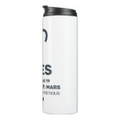 Aangepaste naam / tekst sterrenbeeld Ram Thermosbeker (Geroteerd rechts)