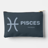 Aangepaste naam / tekst sterrenbeeld Vissen Etui (Achterkant)