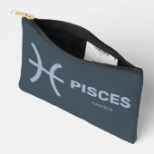 Aangepaste naam / tekst sterrenbeeld Vissen Etui (Open)