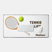 Aangepaste naam & tekst Tennis Bureaumat (Keyboard & Muis)