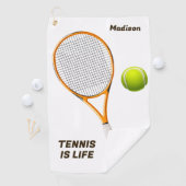 Aangepaste naam & tekst Tennis Golfhanddoek (Insitu)