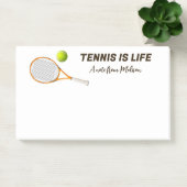 Aangepaste naam & tekst Tennis Post-it® Notes (Kantoor)