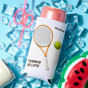 Aangepaste naam & tekst Tennis Seltzer Blikjeskoeler