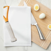 Aangepaste naam & tekst Tennis Theedoek (Quarter Fold)