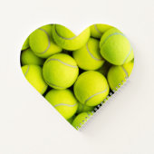 Aangepaste naam & tekst Tennisballen Notitieboek (Achterkant)