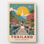 Aangepaste naam / tekst Thailand Fotoplaat (voorkant)