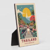 Aangepaste naam / tekst Thailand Fotoplaat (Zijkant)